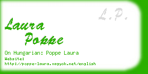 laura poppe business card